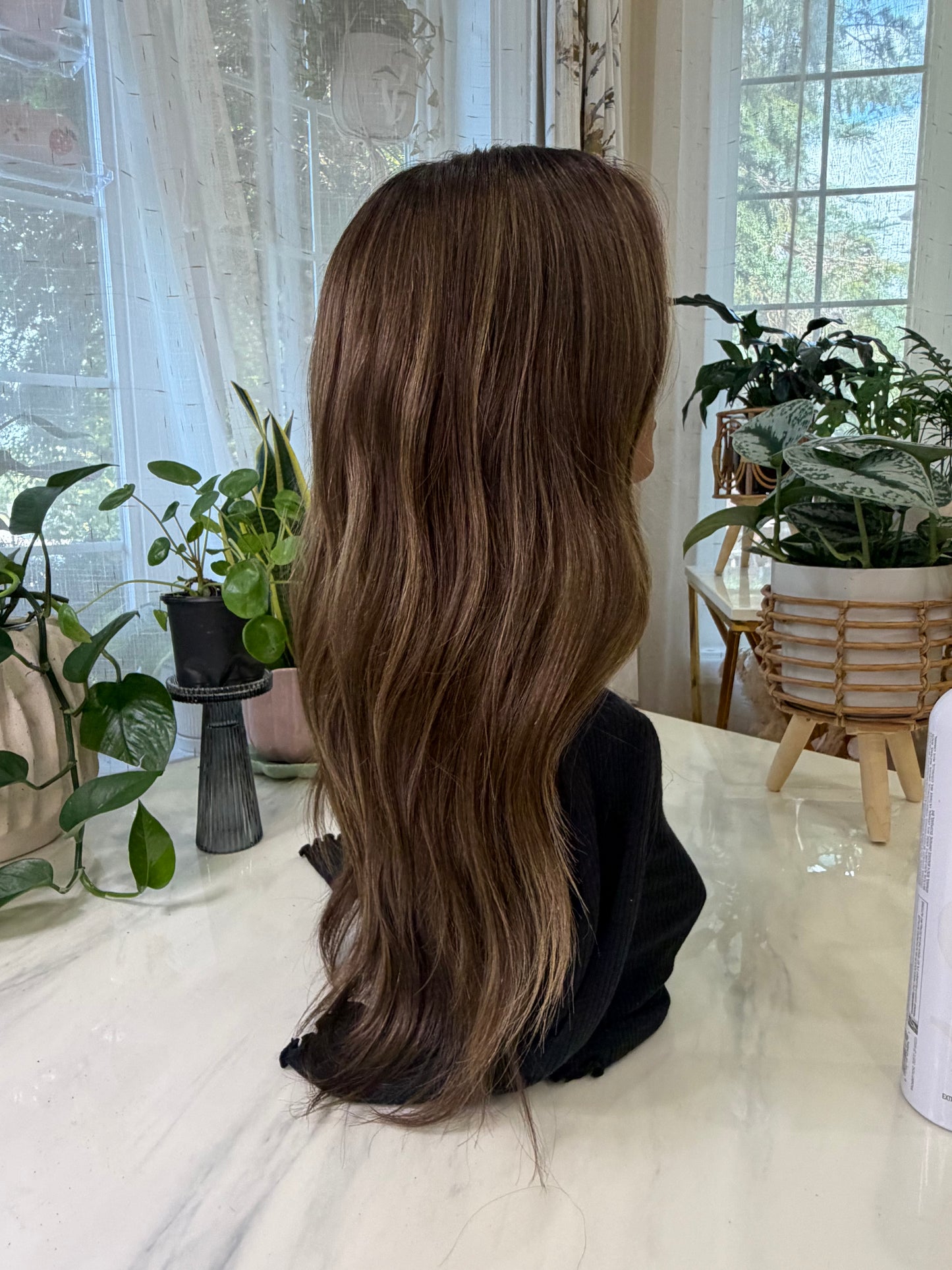 READY TO SHIP / brunette sun-kissed dimensional 20” Small Cap