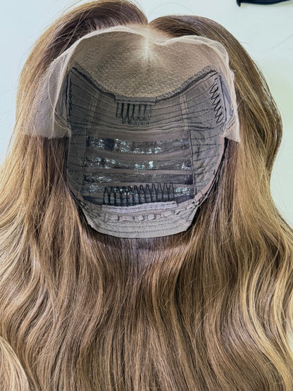 READY TO SHIP / brunette sun-kissed dimensional 20” Small Cap