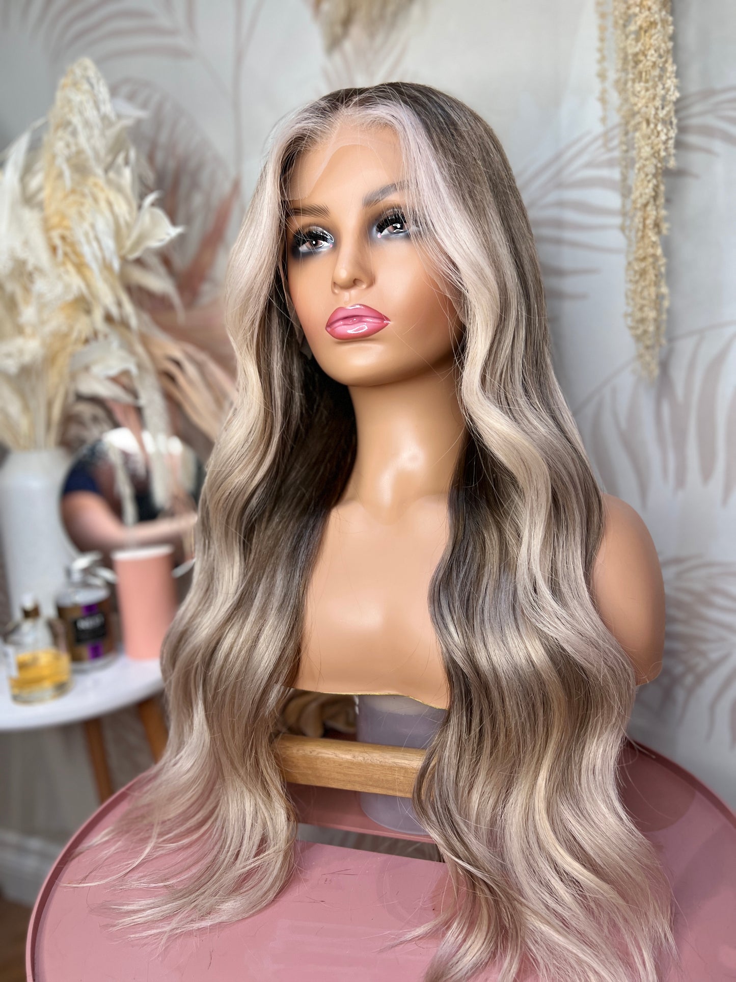 High Contrast Blondie HD 100% human hair luxury wig