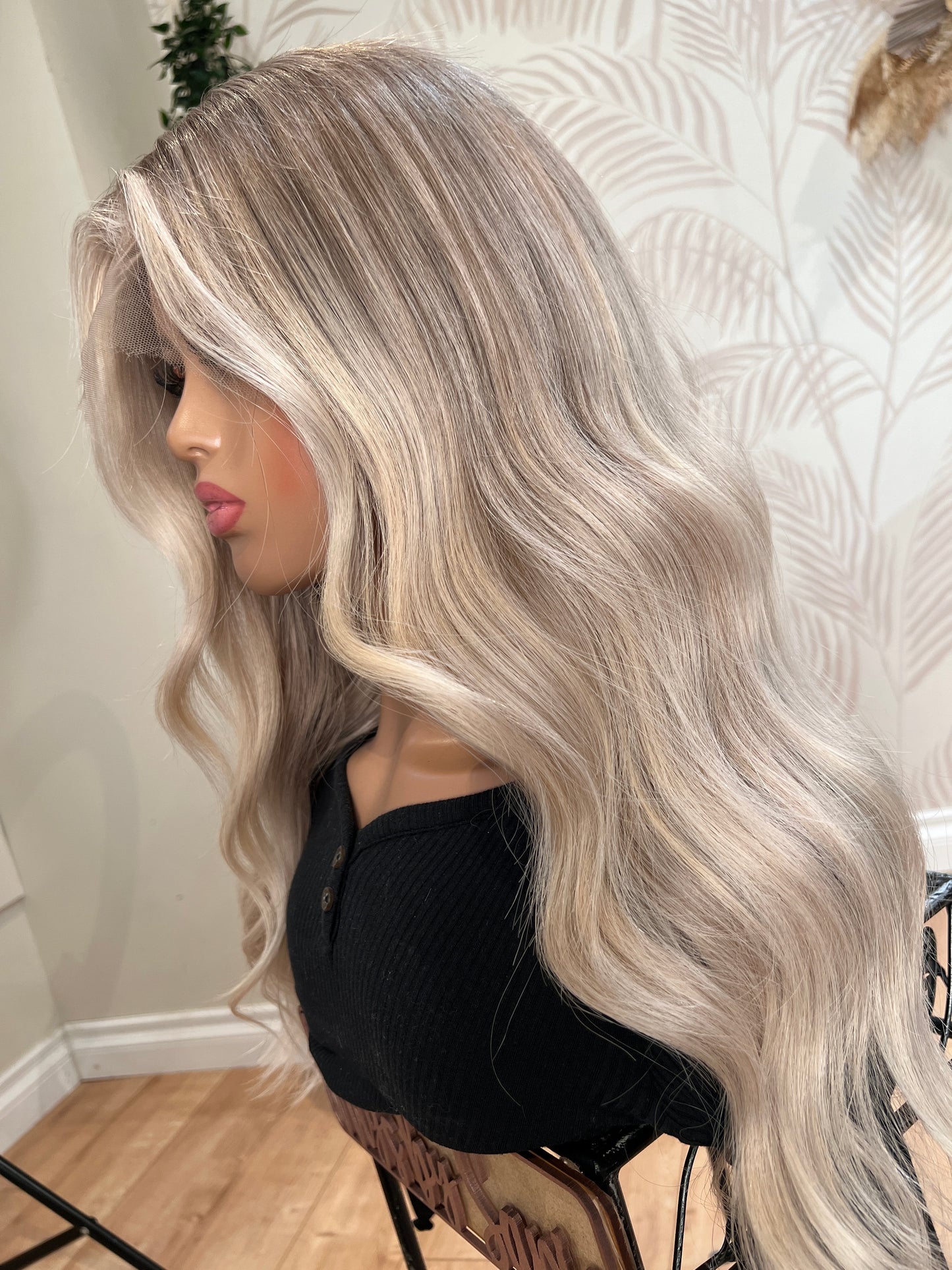 LUX Blonde HD 100% human hair luxury wig