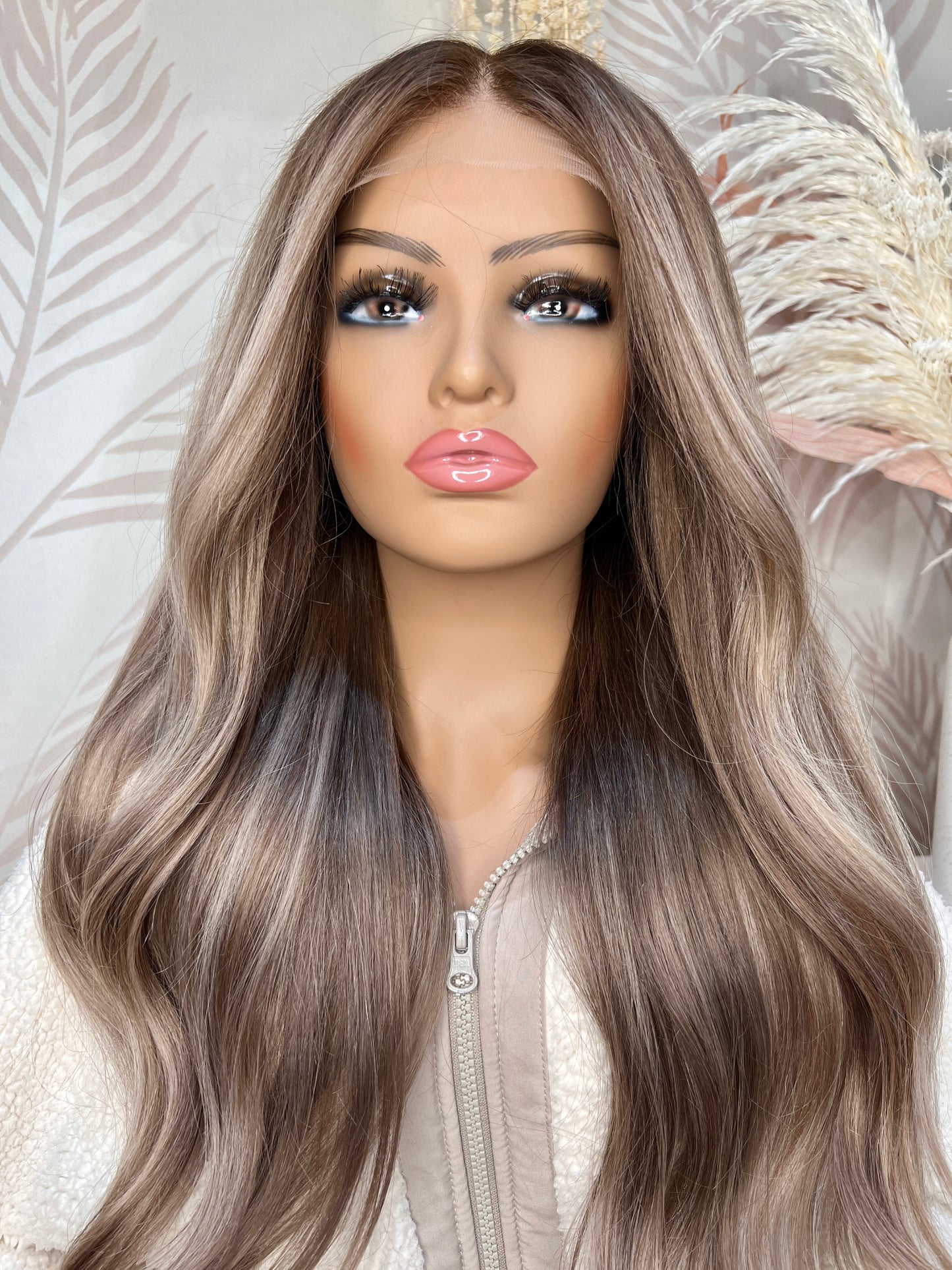 Mushroom Brunette Wig 100% human hair